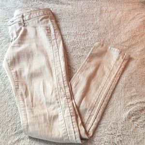 H&M skinny jeans size 27 beige